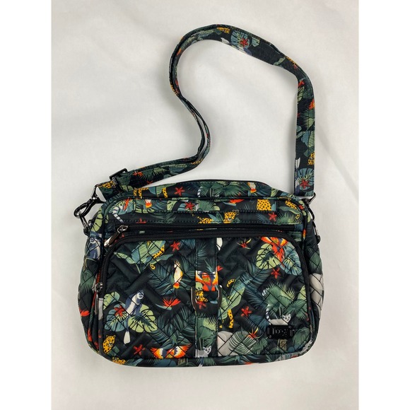 lug Handbags - Lug Carousel XL Cross Body Purse Bag Wildlife